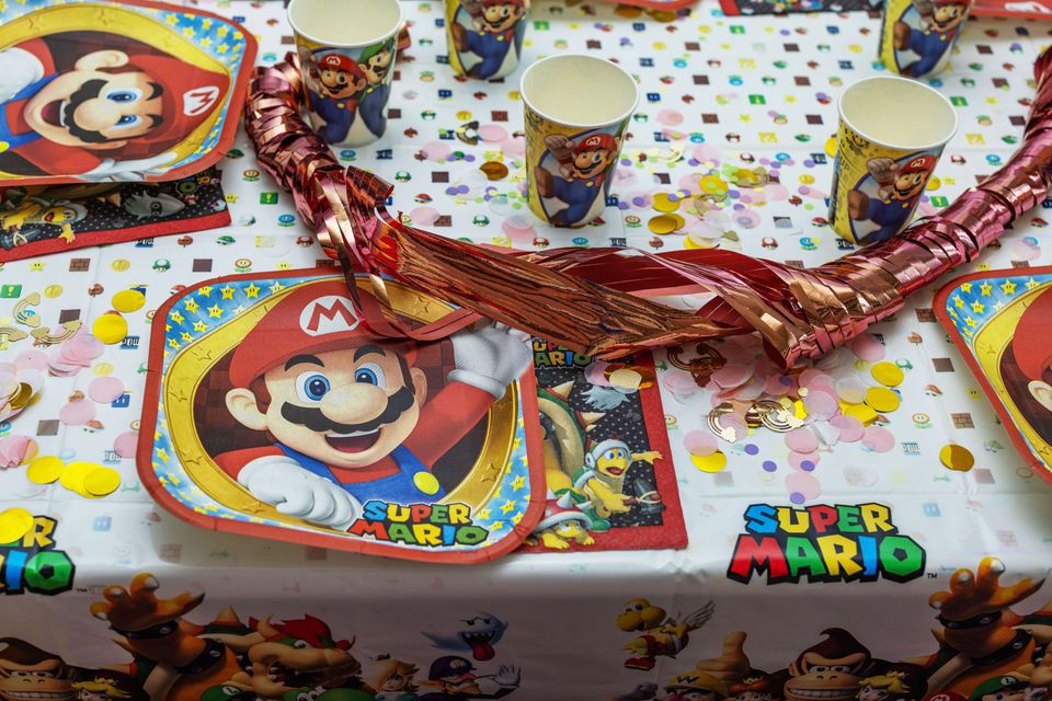 Mario Bros Themed Birthday Party